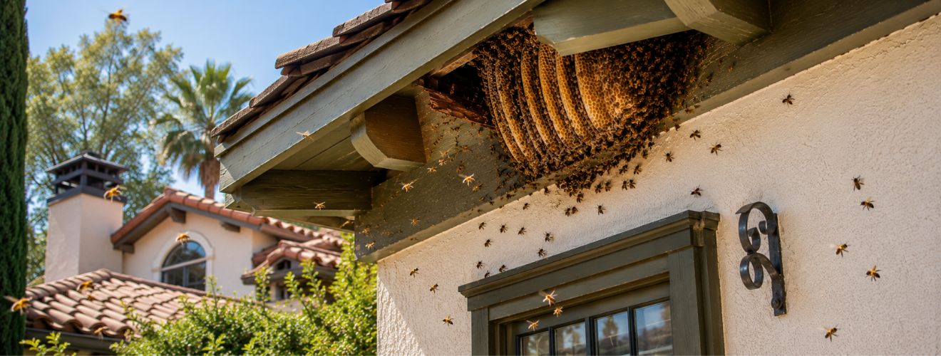 Common Places Honeybees Build Hives Around Pasadena Homes