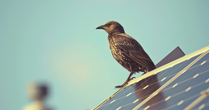 Solar Panel Bird Protection